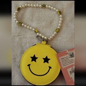 Yellow Smiley Face  Coin Purse